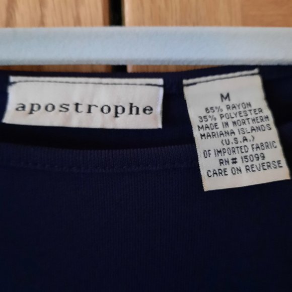 **PRICE DROP** Apostrophe Strap Dress W/Matching Overtop, Dress L, Top M - Picture 7 of 7